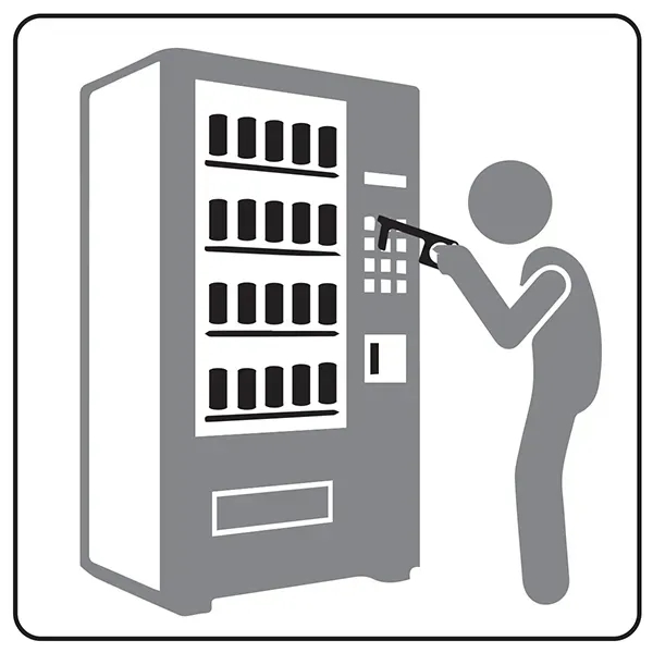 4" x 1 1/2" x 3/16" acrylic plastic touchless tool and... from ASI 62660 Innovation Line