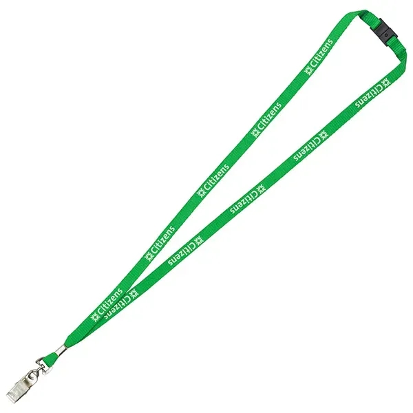 18" x 3/8" polyester lanyard with breakaway release buckle.... from ASI 62660 Innovation Line