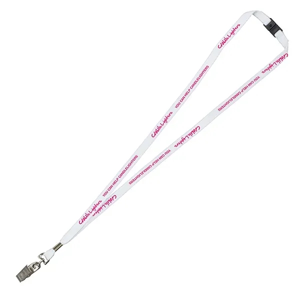 18" x 3/8" polyester lanyard with breakaway release buckle.... from ASI 62660 Innovation Line