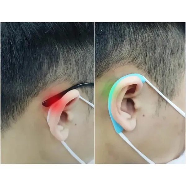 1.97" x 1.18" x 0.24" silicone ear saver facemask extender takes... from ASI 37218 Athena Promo (tm)