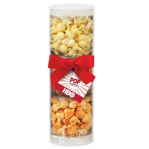 3 Way Popcorn Sampler Tube - Small... from ASI 71685 Midnite Snax®