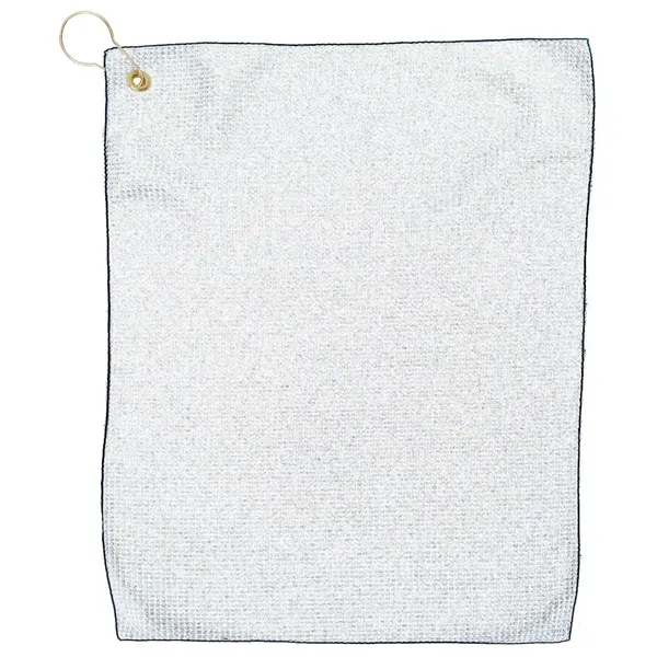 15" x 18" microfiber waffle golf towel with corner grommet and... from ASI 79750 Pro Towels / Pro Vision