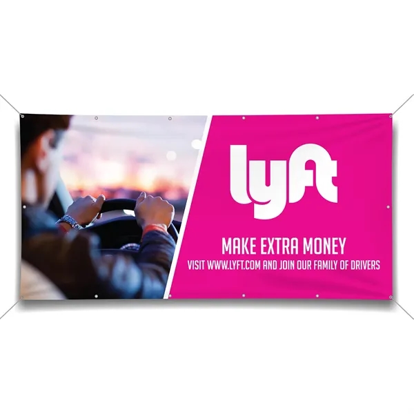 13 ounce vinyl one-sided banner in assorted sizes with four grommet... from ASI 90807 Tekweld