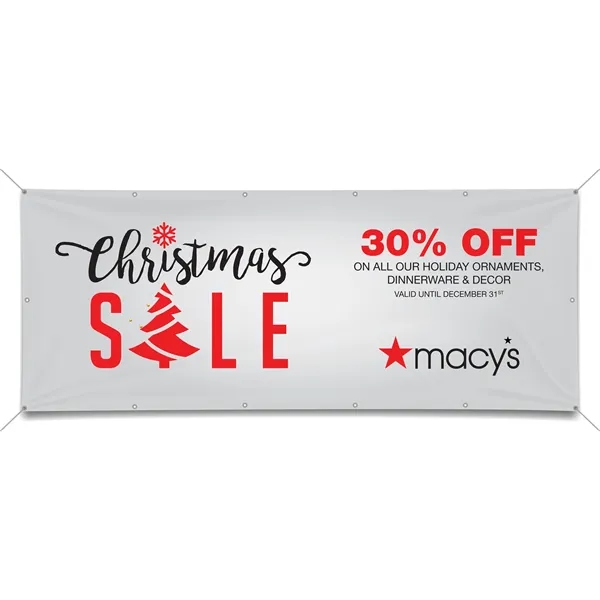 18 ounce single-sided vinyl banner in assorted sizes with four grommet... from ASI 90807 Tekweld