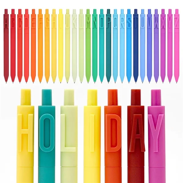 Kaco Alphabet Gel Ink Pens... from ASI 31517 Admart Products / Admart Line