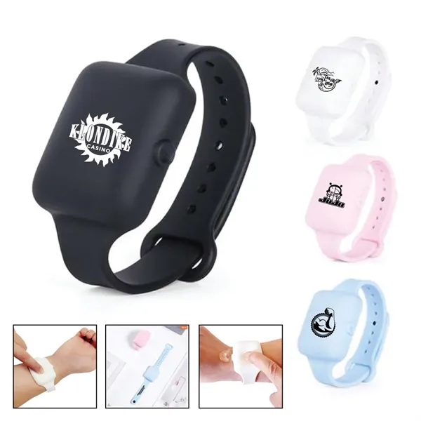 Silicone Sanitizer Bracelet... from ASI 31978 Admanline