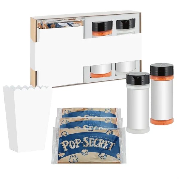 Popcorn Seasoning Kit - Microwave Kit. A movie night at home... from ASI 71685 Midnite Snax®