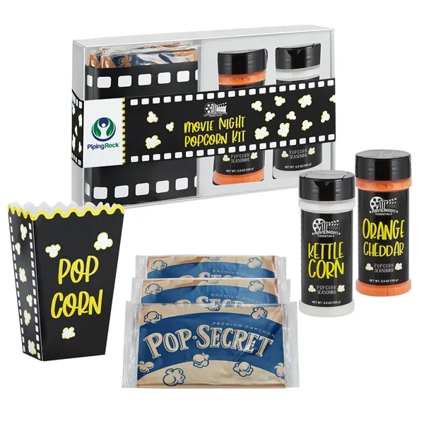 Popcorn Seasoning Kit - Microwave Kit. A movie night at home... from ASI 71685 Midnite Snax®