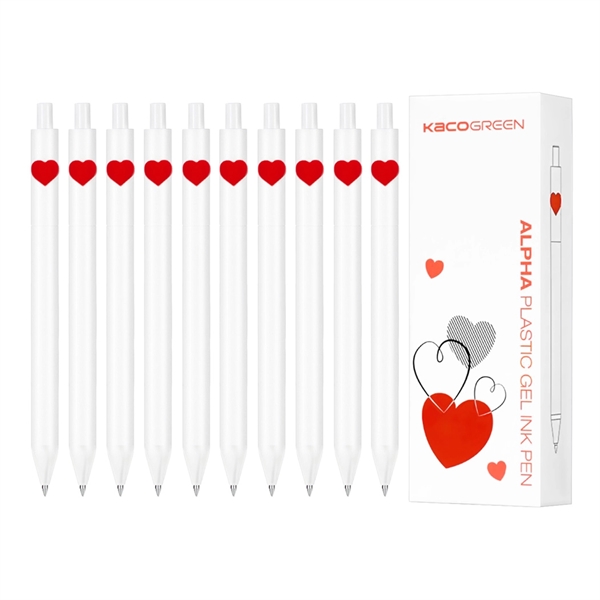 Red Heart Gel Pen... from ASI 31517 Admart Products / Admart Line