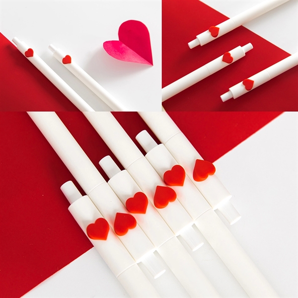 Red Heart Gel Pen... from ASI 31517 Admart Products / Admart Line