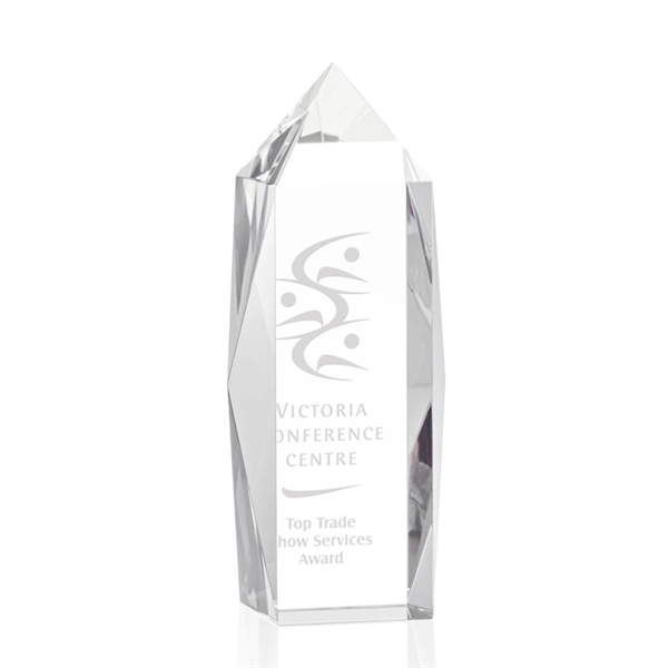 Lustrous optical crystal award with beautifully, beveled peaks and an optical... from ASI 84592 St Regis Group / St Regis