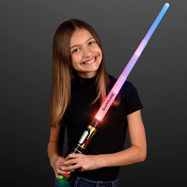 Sound and Motion Expanding Light Saber for Kids; Blank & Imprint... from ASI 34194 ALightPromos