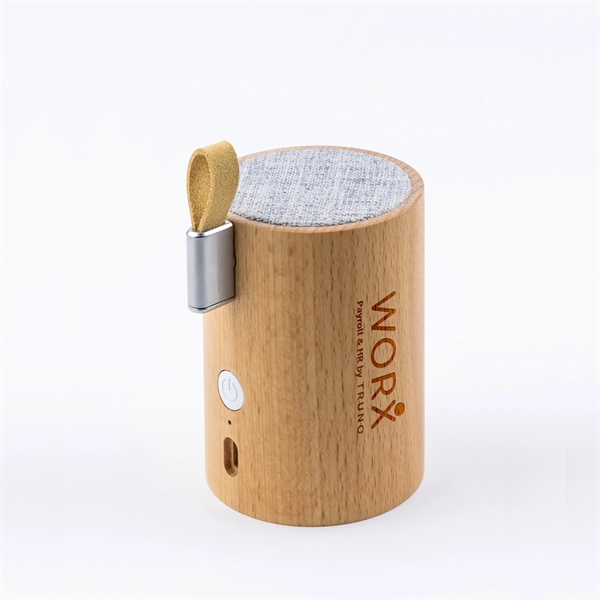 3 3/4" x 3 1/2" x 2 3/4" eco-friendly genuine wood... from ASI 91435 Tomax USA / Tomax