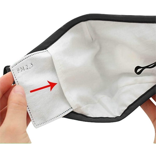 Direct Import, 3-ply Adult reusable cotton cloth facemask with filter pocket,... from ASI 53509 FIEL-Fairdeal Import & Export / FIEL