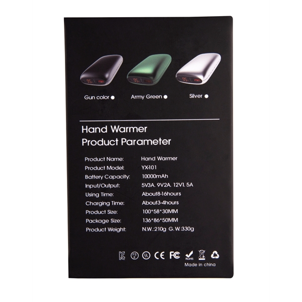 Portable Solar Charger Bank 8000mAh with LED light, SOS mode, carabiner... from ASI 72657 Active Life Promo / Action Sports Promo Active Life Promo