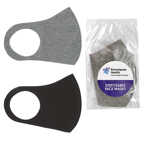 Dome Label Fabric Face Mask... from ASI 30208 A P Specialties / AP Specialties