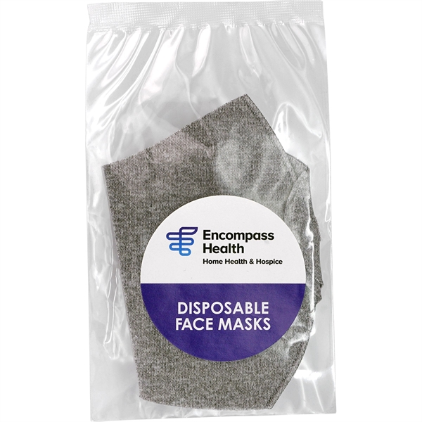 Dome Label Fabric Face Mask... from ASI 30208 A P Specialties / AP Specialties
