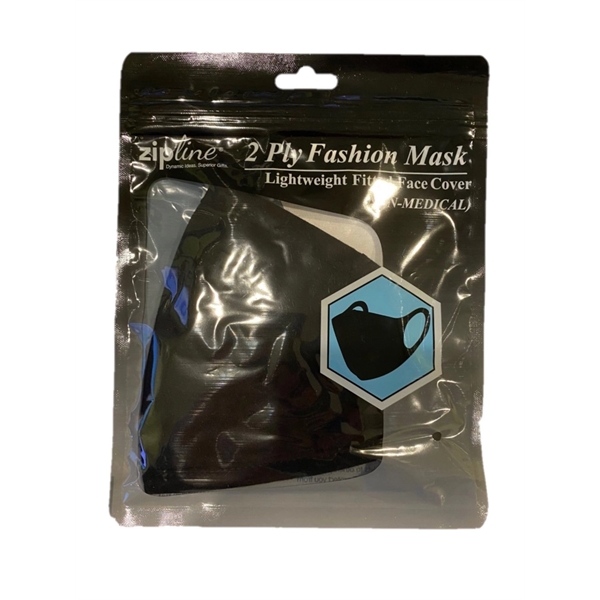 2-ply re-washable cotton face mask with cotton ear loop.... from ASI 99030 Zipline / Zipline®