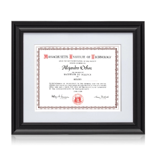 Banff Cert Frame - Black 8 1/2"x11"... from ASI 84592 St Regis Group / St Regis