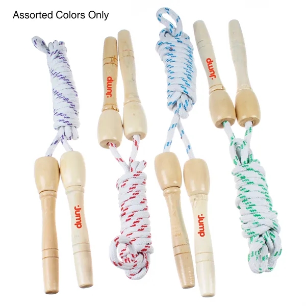 These delightful jump ropes feature wooden handles and a durable woven... from ASI 52710 Lincoln Line
