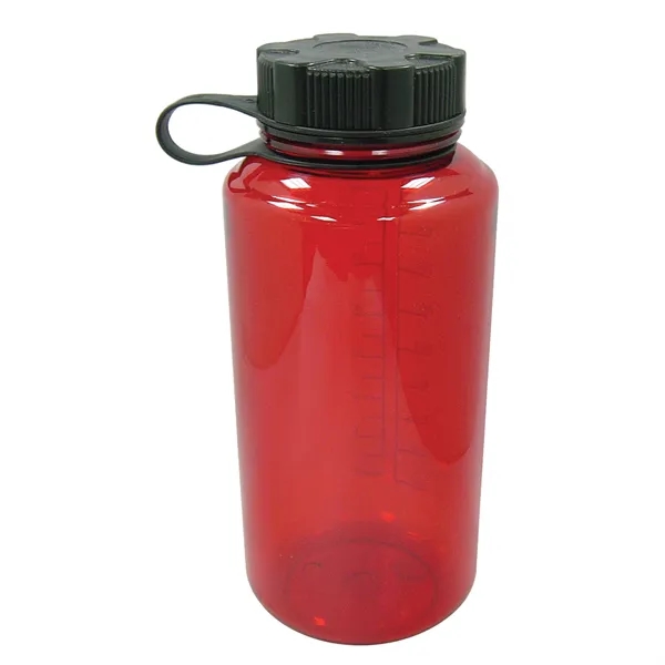 32oz Sport Bottle with a black lid and translucent body.... from ASI 52710 Lincoln Line