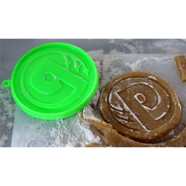 3" x 3" plastic custom shaped cookie press. FDA approved and... from ASI 59683 Harco Enterprises LTD / Harco Enterprises