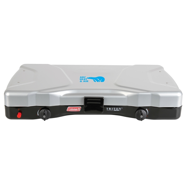 Propane stove with two independently adjustable burners, push-button ignition and aluminized... from ASI 45647 Coleman Co Inc / Coleman®