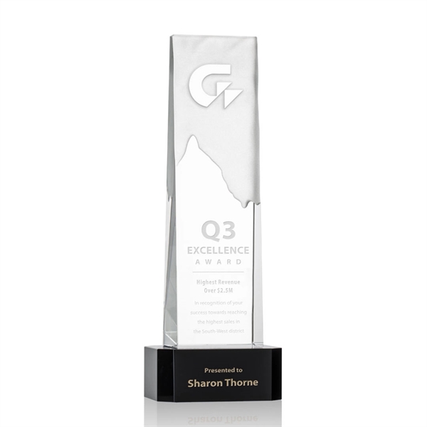 The Optical Rushmore Award is a towering monolith with your logo... from ASI 84592 St Regis Group / St Regis