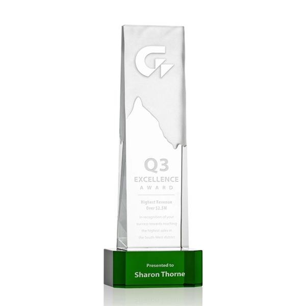 The Optical Rushmore Award is a towering monolith with your logo... from ASI 84592 St Regis Group / St Regis
