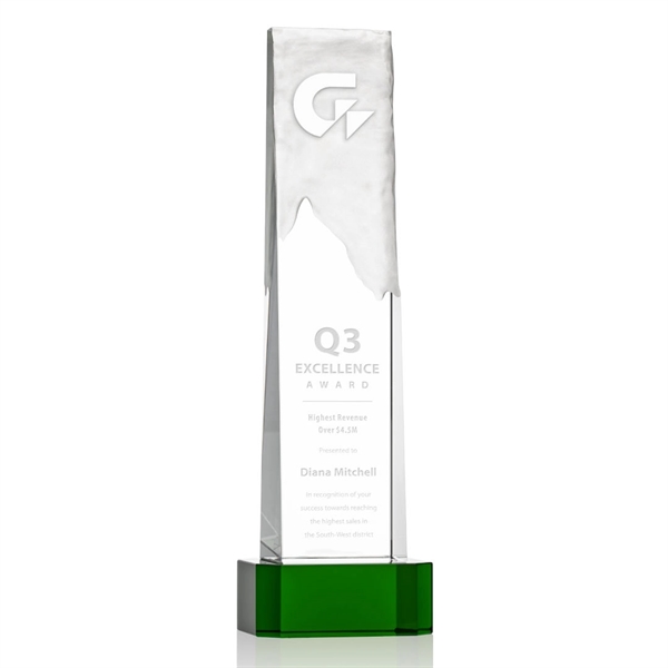 The Optical Rushmore Award is a towering monolith with your logo... from ASI 84592 St Regis Group / St Regis