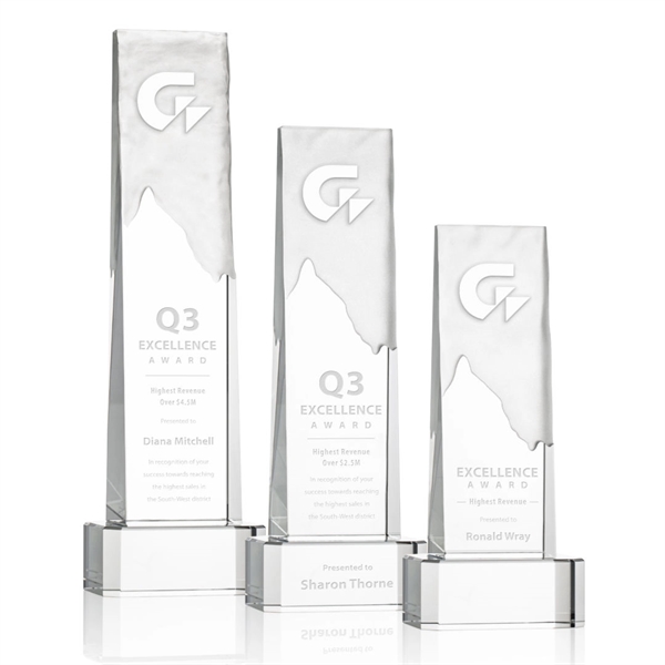 The Optical Rushmore Award is a towering monolith with your logo... from ASI 84592 St Regis Group / St Regis