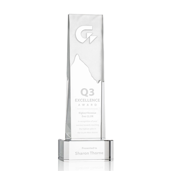 The Optical Rushmore Award is a towering monolith with your logo... from ASI 84592 St Regis Group / St Regis