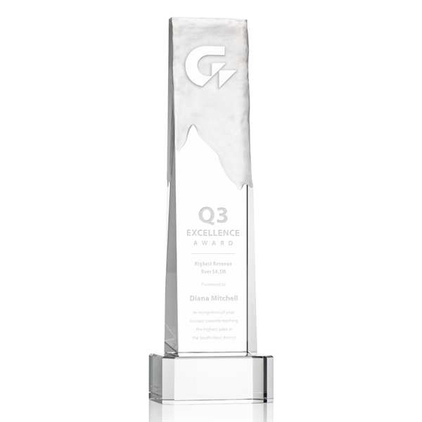 The Optical Rushmore Award is a towering monolith with your logo... from ASI 84592 St Regis Group / St Regis