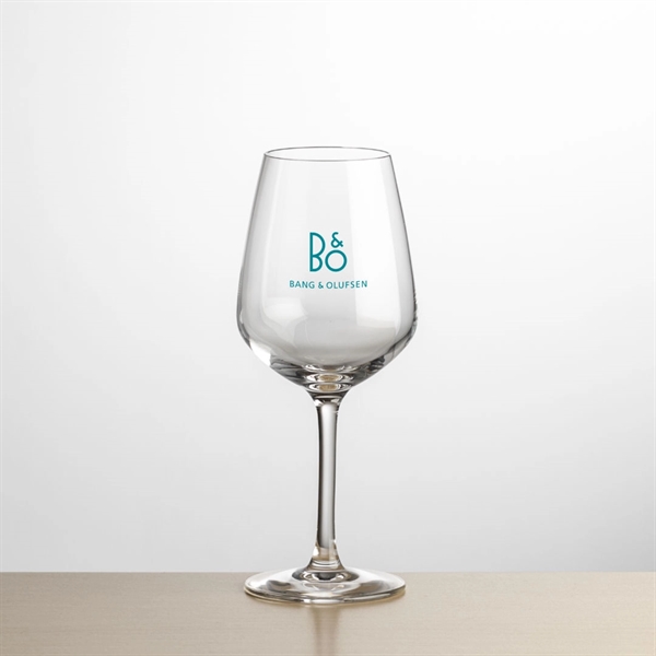The Mandelay Stemmed Wine Glass features cold cut sheer rims and... from ASI 84592 St Regis Group