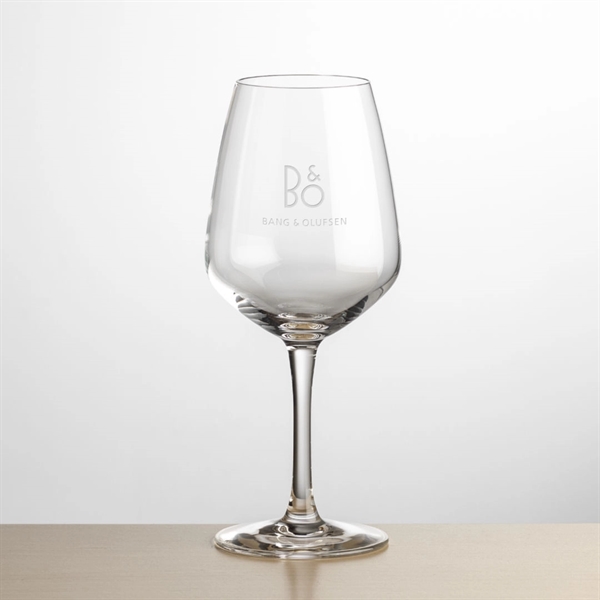 The Mandelay Stemmed Wine Glass features cold cut sheer rims and... from ASI 84592 St Regis Group