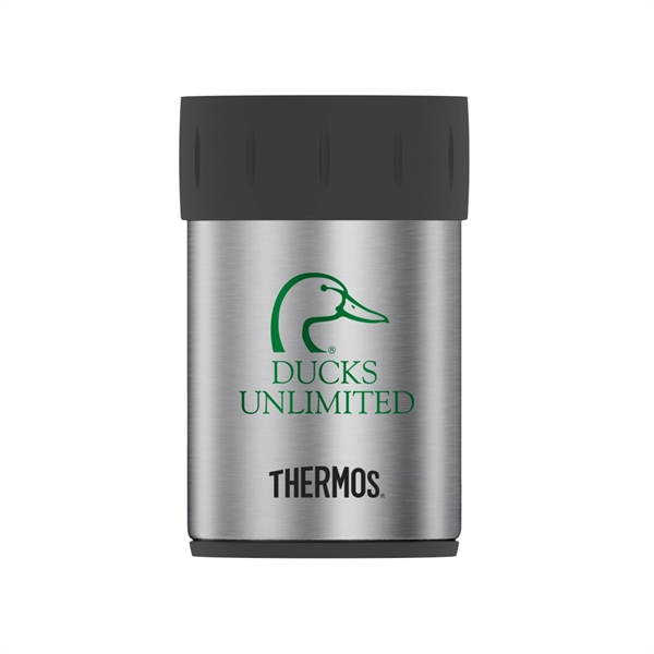12 oz. Thermos® can insulator made of double wall insulating stainless... from ASI 88060 Snugz/USA Inc / SnugZ USA®