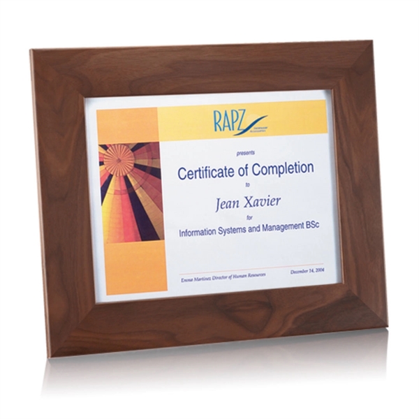 Genuine walnut certificate holder. Blank.... from ASI 84592 St Regis Group / St Regis