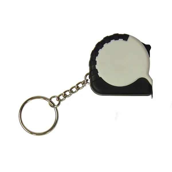 Pocket sized 39" miniature tape measure key chain with lock feature.... from ASI 52710 Lincoln Line