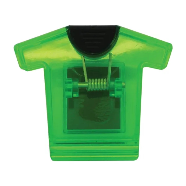 These magnetic memo clips feature a unique T-shirt shaped design.... from ASI 52710 Lincoln Line