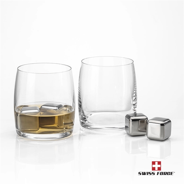 Stunning Crystalline Whiskey Tasters are paired with a set of 4... from ASI 84592 St Regis Group