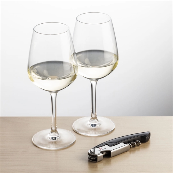 Our popular Mandelay 10oz Stemmed Wine Glasses are paired with our... from ASI 84592 St Regis Group