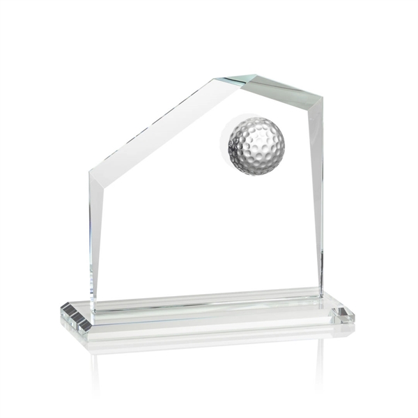 Beautiful style golf award with a 3D crystal golf ball.... from ASI 84592 St Regis Group / St Regis