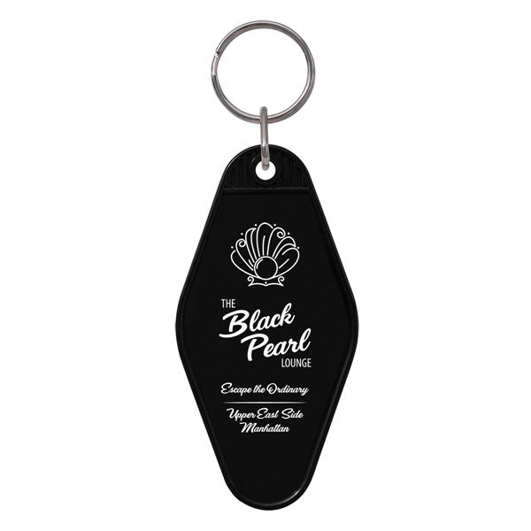Diamond shaped hotel key tag made of ABS material with a... from ASI 62190 Illini