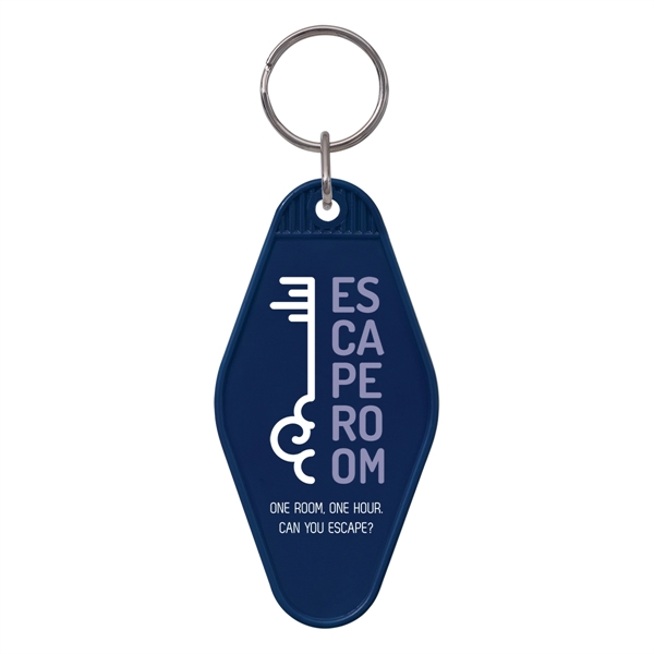 Diamond shaped hotel key tag made of ABS material with a... from ASI 62190 Illini