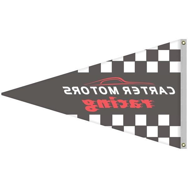 3' x 5' customized single reverse digitally printed knitted polyester pennants... from ASI 80228 Quinn