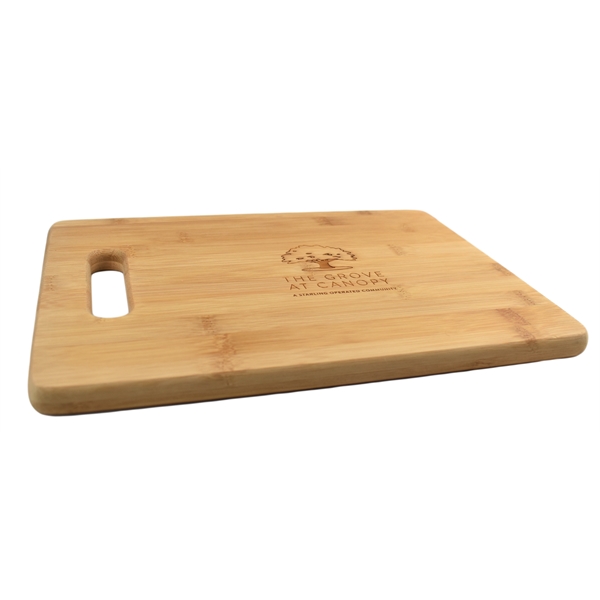 Bamboo Cutting Board - Rectangle 13 3/4" x 9 3/4"... from ASI 72657 Active Life Promo / Apres Ski Ingrain Promo