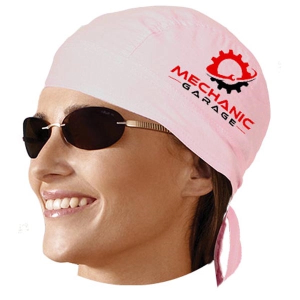 Headwrap-style bandanna made of 100% cotton.... from ASI 44020 Bandanna Promotions By CARO-LINE / Bandanna Promotions