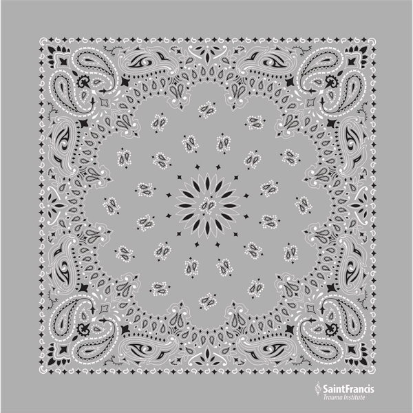 22" x 22" paisley print bandanna made of 100% cotton.... from ASI 44020 Bandanna Promotions By CARO-LINE / Bandanna Promotions
