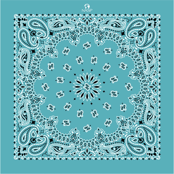 22" x 22" paisley print bandanna made of 100% cotton.... from ASI 44020 Bandanna Promotions By CARO-LINE / Bandanna Promotions