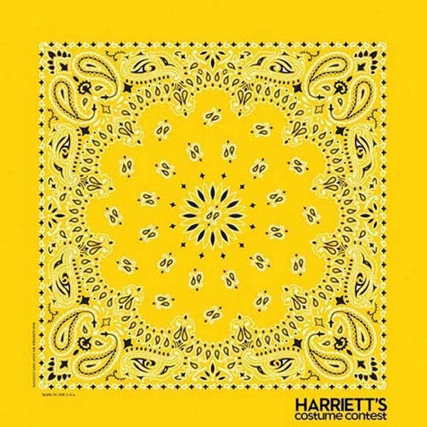 22" x 22" paisley print bandanna made of 100% cotton.... from ASI 44020 Bandanna Promotions By CARO-LINE / Bandanna Promotions